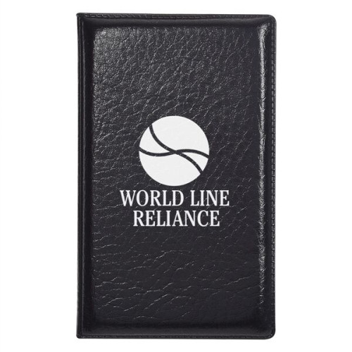 Leather Look Padfolio With Sticky Notes & Flags