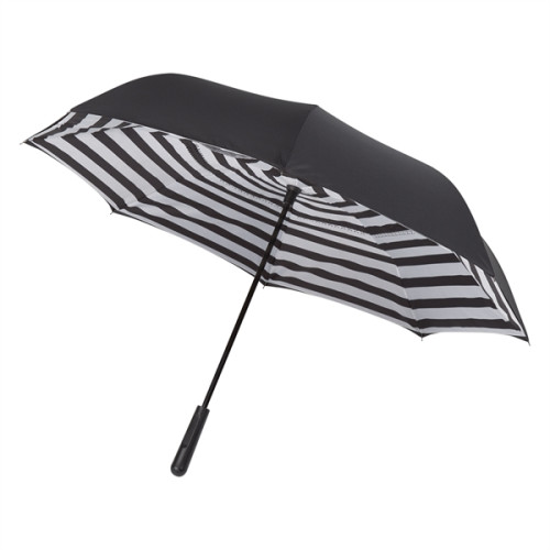 48" Arc Blanc Noir Inversion Umbrella