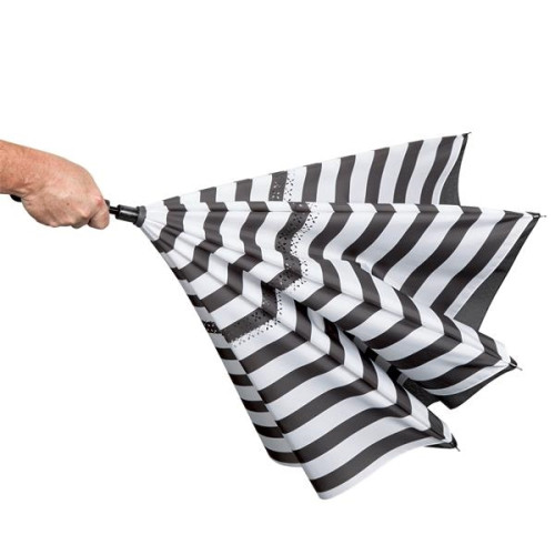48" Arc Blanc Noir Inversion Umbrella