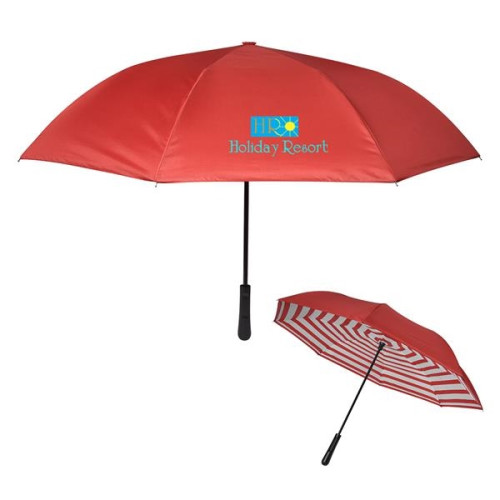 48" Arc Blanc Noir Inversion Umbrella