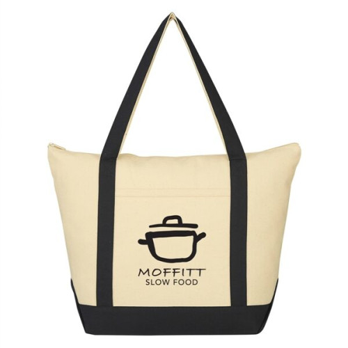 Folksy 12 Oz. Cotton Tote Bag