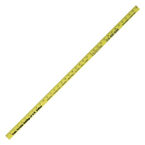Fluorescent Colorful Enameled Yardstick