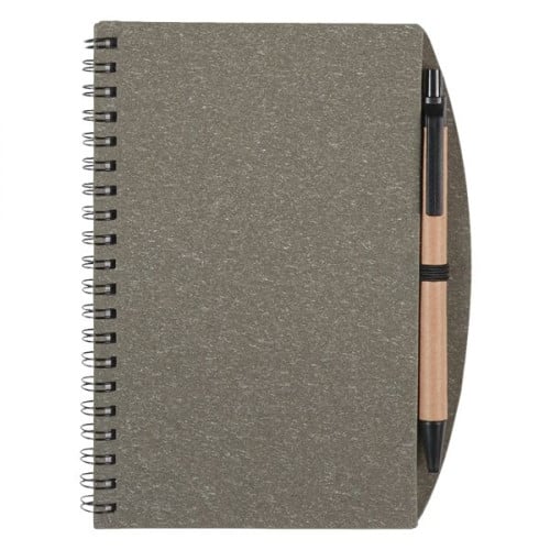 5" x 7" Eco-Inspired Spiral Notebook & Pen
