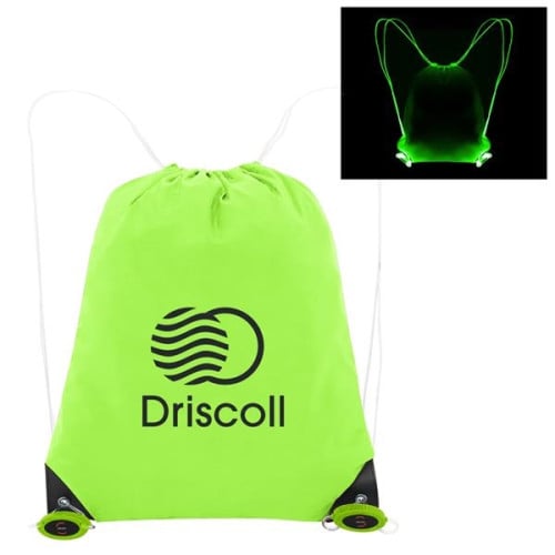 Go & Glow LED Drawstring Bag