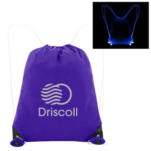 Go & Glow LED Drawstring Bag