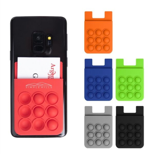 Push Pop Phone Wallet