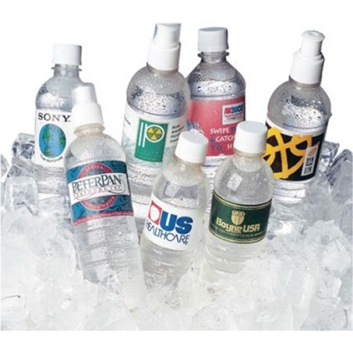 Water Bottle - Flat Twist Off Cap 8 oz