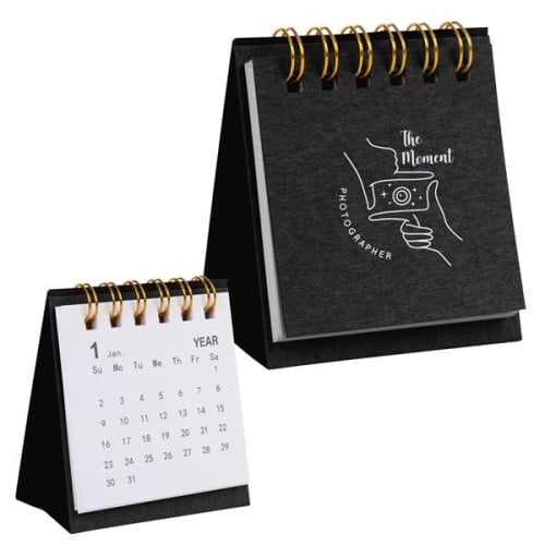 Kraft Paper Mini Desk Calendar