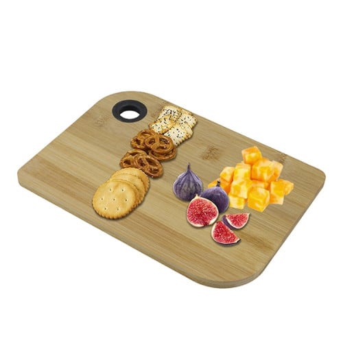 kern Bamboo Serving & Cutting Board With Silicone Hanging