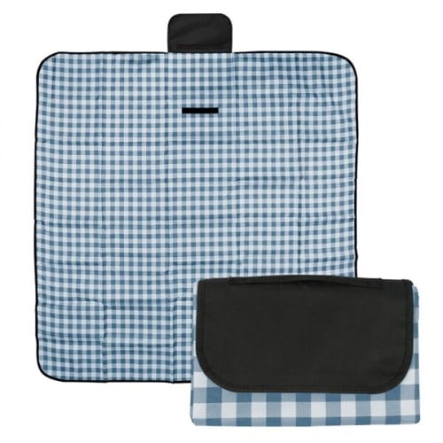 Gingham Roll-Up Picnic Blanket