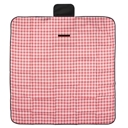 Gingham Roll-Up Picnic Blanket