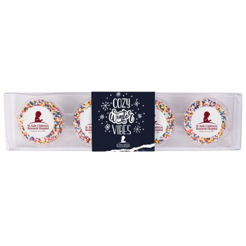 Custom Dipped Sandwich Cookies - 4pc