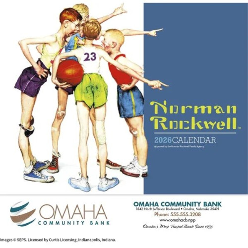 Products Norman Rockwell Appointment Calendar - Stapled