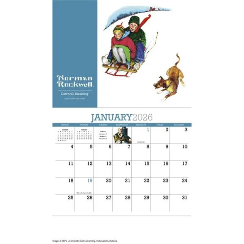 Products Norman Rockwell Appointment Calendar - Stapled