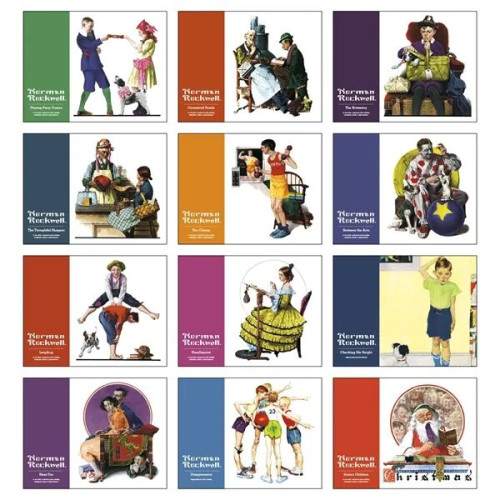 Products Norman Rockwell Appointment Calendar - Stapled