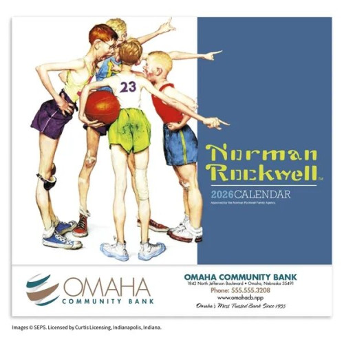 Products Norman Rockwell Appointment Calendar - Stapled