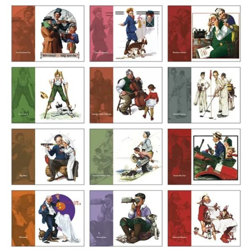 Products Norman Rockwell Appointment Calendar - Stapled