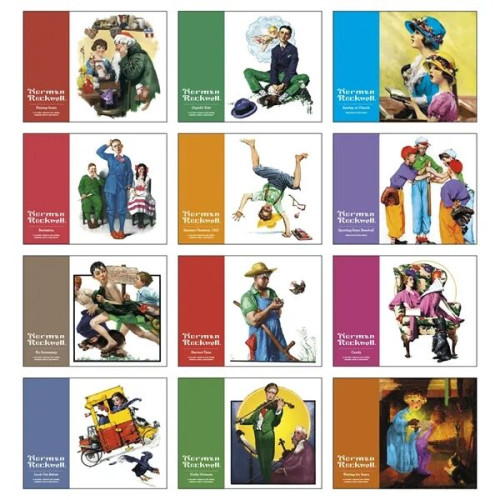 Products Norman Rockwell Appointment Calendar - Stapled