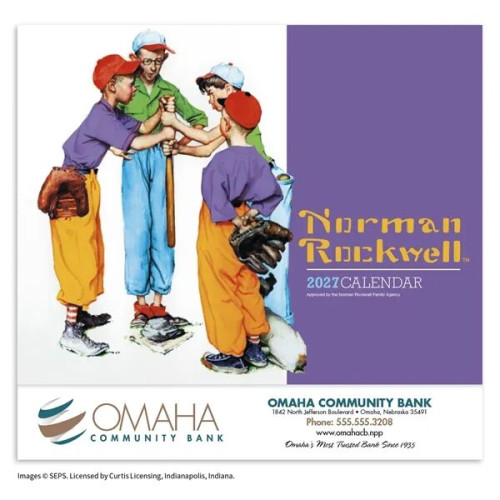 Products Norman Rockwell Appointment Calendar - Stapled