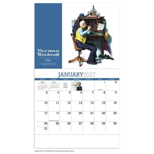 Products Norman Rockwell Appointment Calendar - Stapled