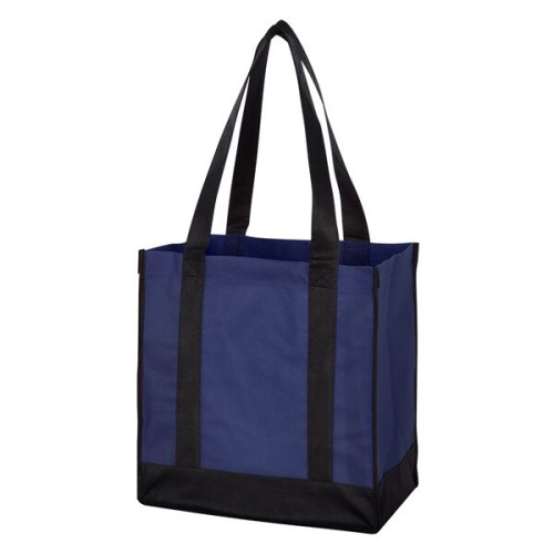 Non-Woven Two-Tone Shopper Tote Bag