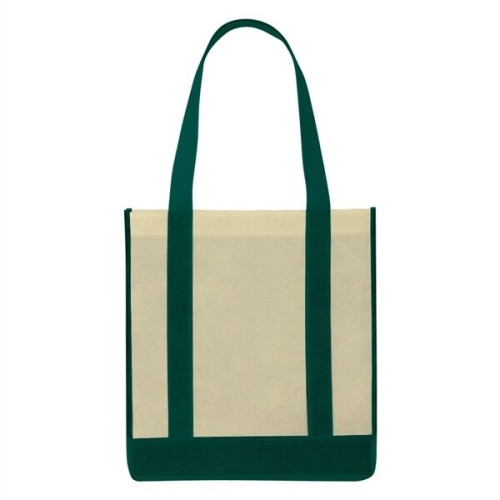 Non-Woven Two-Tone Shopper Tote Bag