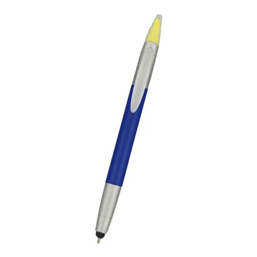 3-In-1 Pen With Highlighter and Stylus