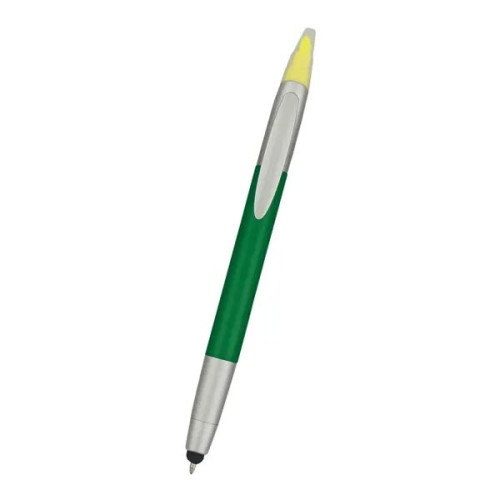 3-In-1 Pen With Highlighter and Stylus