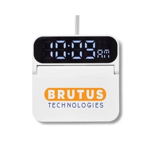 Foldable Alarm Clock & Wireless Charger