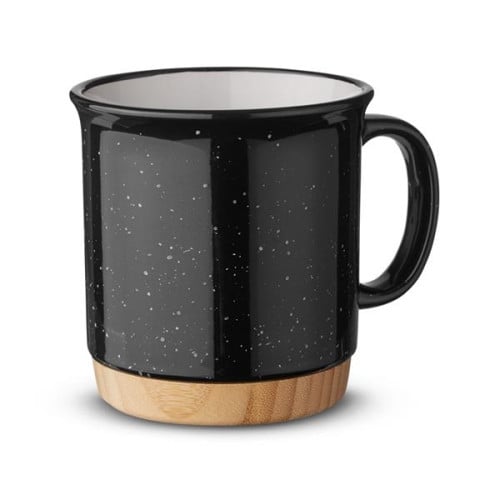 15oz Campfire Mug With Bamboo Base