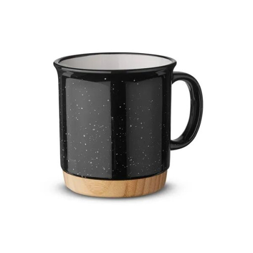 15 oz Campfire Mug With Bamboo Base