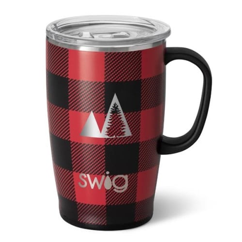 18 Oz. Swig Life Buffalo Plaid Stainless Steel Travel Tum...