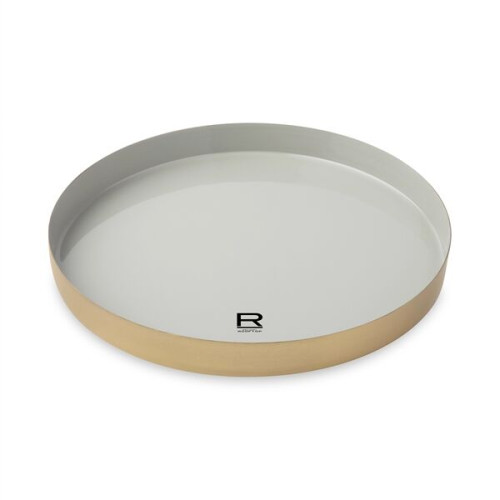 Be Home® Luxe Round Enamel Tray