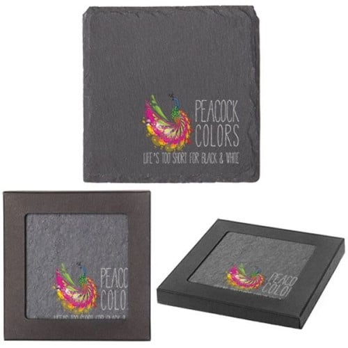 Square Slate Coasters