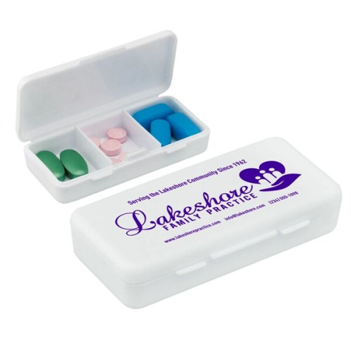 3 Compartment Pill Box