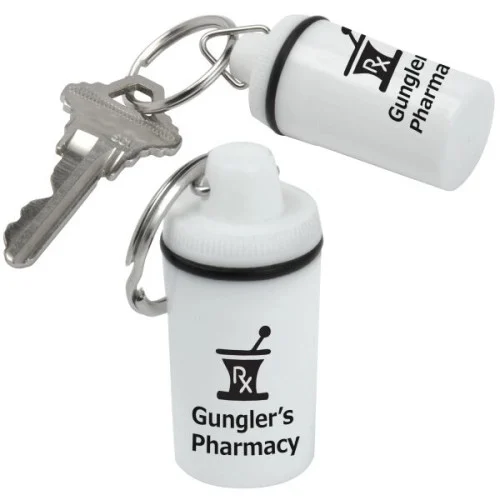 Pill Container Key tag