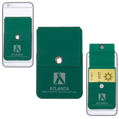 Snap Cell Phone Card Holder