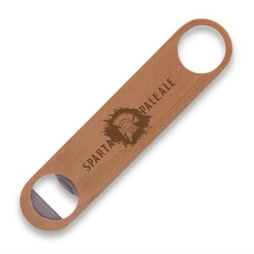 Wood Paddle Bottle Opener