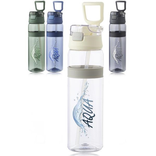 28 oz Plastic Water Bottle w/ Carrying Handle