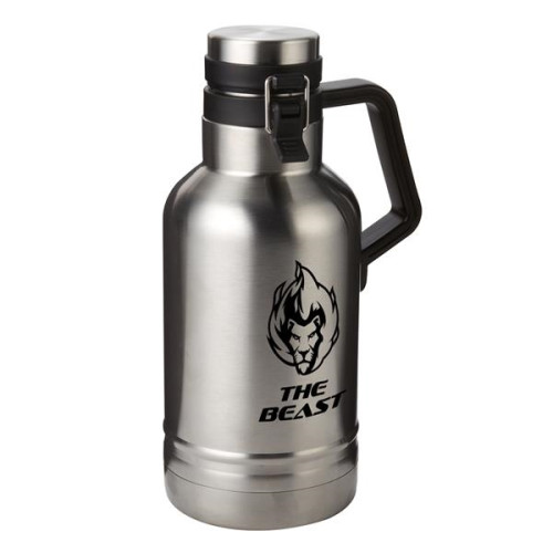 64 oz "The Beast" Double Wall Stainless Steel  Growler