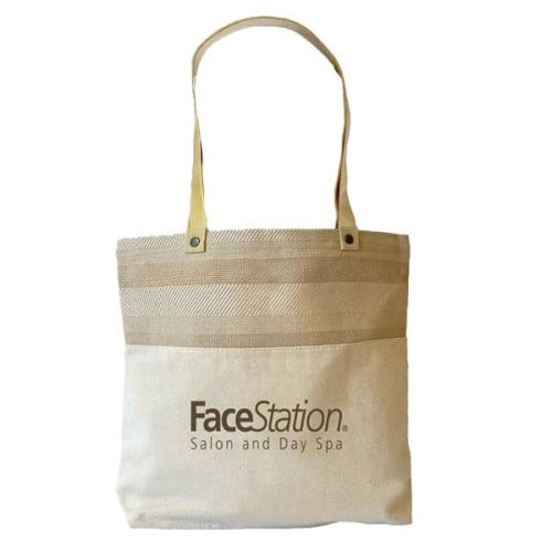 Corvallis Cotton & Jute Shopping Tote