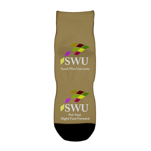 Women's Full Color Sublimation Low-Cut Ankle Crew Socks