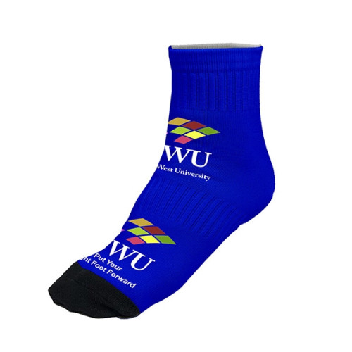Women's Full Color Sublimation Low-Cut Ankle Crew Socks