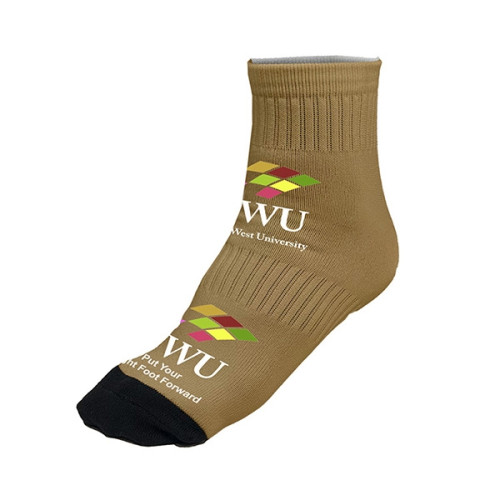 Women's Full Color Sublimation Low-Cut Ankle Crew Socks
