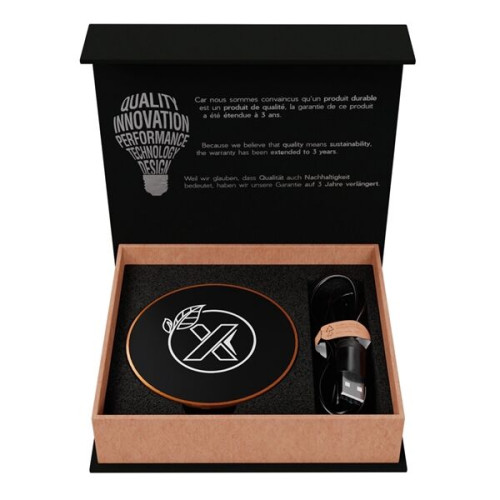 SCX Innovative Design™ Maple Wood 10W Wireless Charger