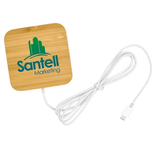 Good Value™ Bamboo Magnet-Hold 15W Wireless Charger