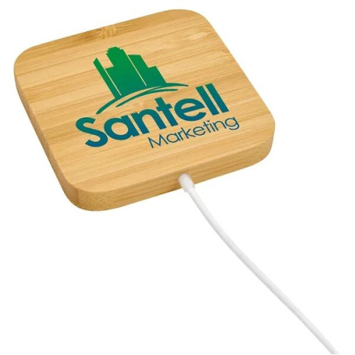 Good Value™ Bamboo Magnet-Hold 15W Wireless Charger
