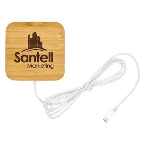 Good Value™ Bamboo Magnet-Hold 15W Wireless Charger