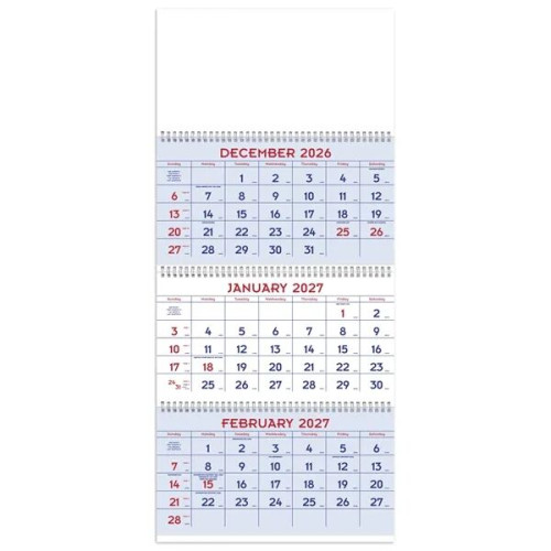 Triumph® Calendars Red & Blue Commercial Planner