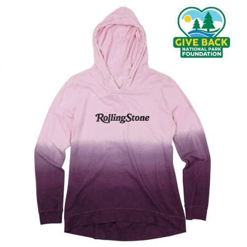 ACE Ladies Ombre Long Sleeve Hooded T-shirt